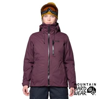 【Mountain Hardwear】Firefall™ Trifecta Jacket 兩件式防水化纖連帽外套 女款 黑莓紫 #2134751