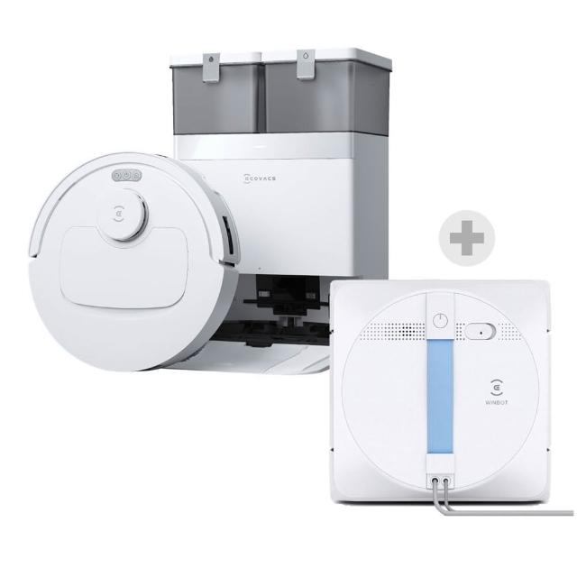 【ECOVACS 科沃斯】雙機超值組合-DEEBOT N50強清潔全能掃拖機器人+WINBOT W1S擦窗機