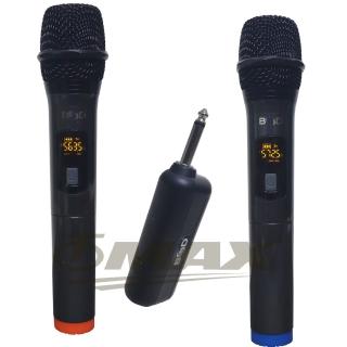 【OMAX】BSD UHF 輕量型 1 對 2 無線麥克風(BA-7300)
