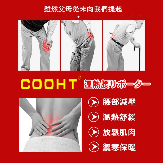 【MEGA COOHT】USB無線加熱 磁石專科熱敷護腰(熱敷 無線 溫熱磁石)