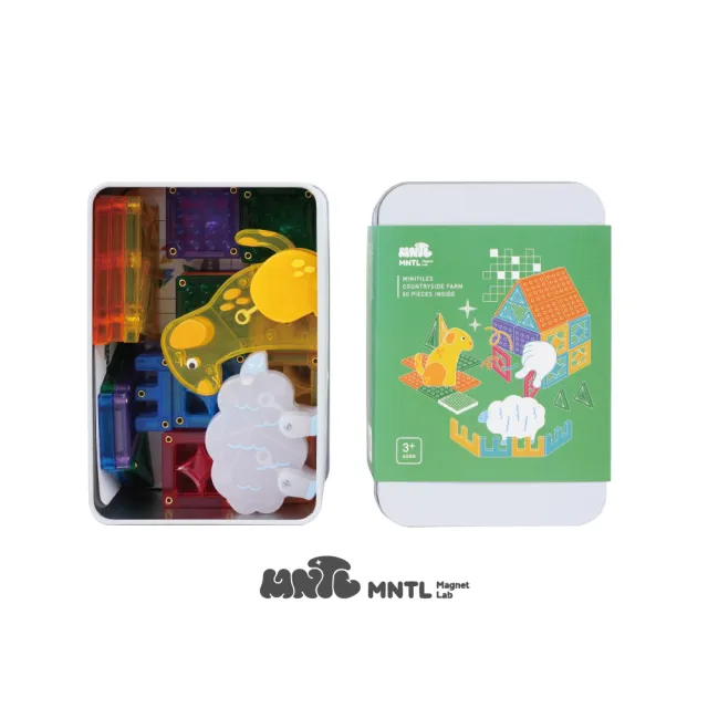 【MNTL】田園牧場 Country Farm  隨身帶著走 磁力片鐵盒組(50pcs)