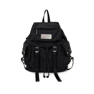 【MATIN KIM】官方旗艦 多口袋大容量後背包(黑色)