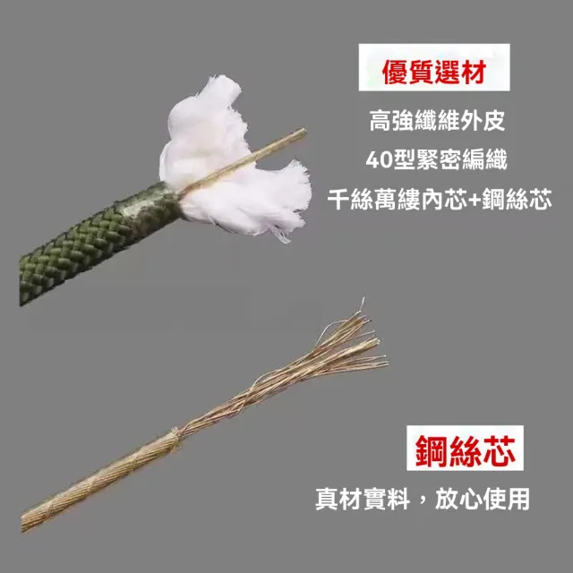 【YouPin】應急繩 高層逃生30米安全繩登山家用防火災逃生救援繩子(應急繩/安全繩/救援繩/繩索)