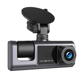 【JINPEI 錦沛】三鏡頭 車前、車內、車後 1080P Full HD行車紀錄器 贈64GB(行車紀錄器)