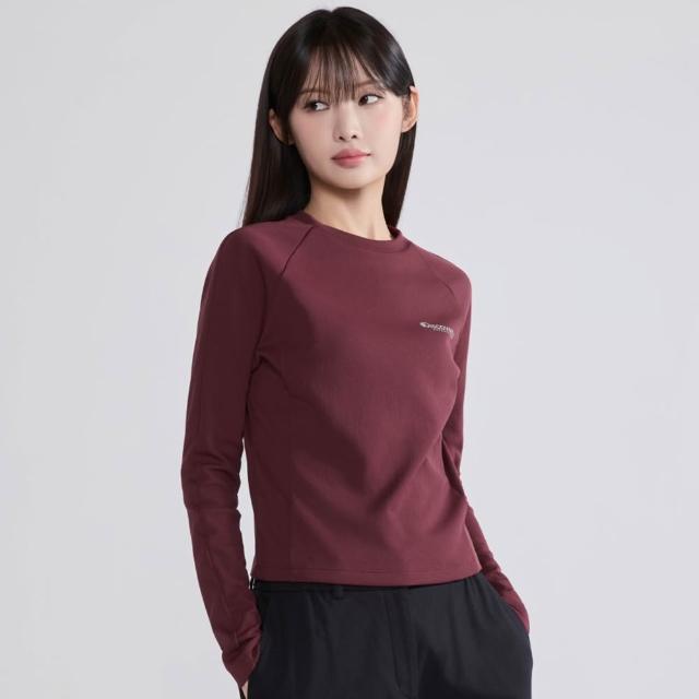 【Discovery Expedition】女版短版Delta Peak 機能長袖T恤 長袖上衣 吸濕排汗(DWRL4G054-BDS)