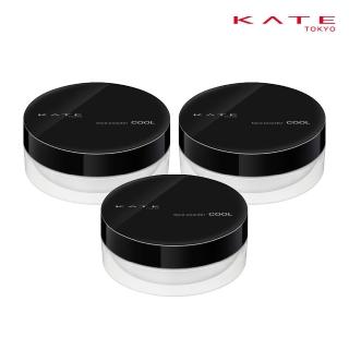 【KATE 凱婷】零瑕肌密蜜粉Z 3入組 3款任選控油/半霧/光澤(隱形毛孔 長效定妝)