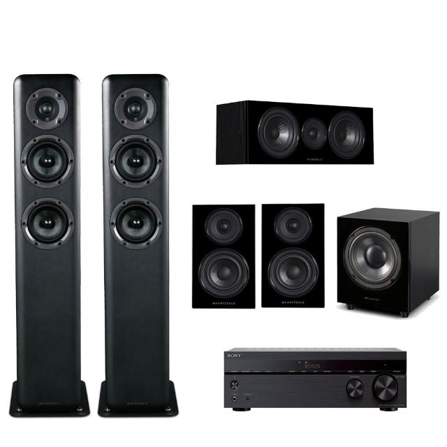 【Wharfedale】家庭劇院組合(D330+Diamond 12.C+12.1+WH-D8+SONY STR-DH790)