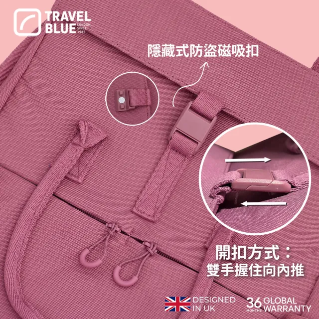 【Travel Blue 藍旅】Daypack系列 手提後背包(登機包 收納)