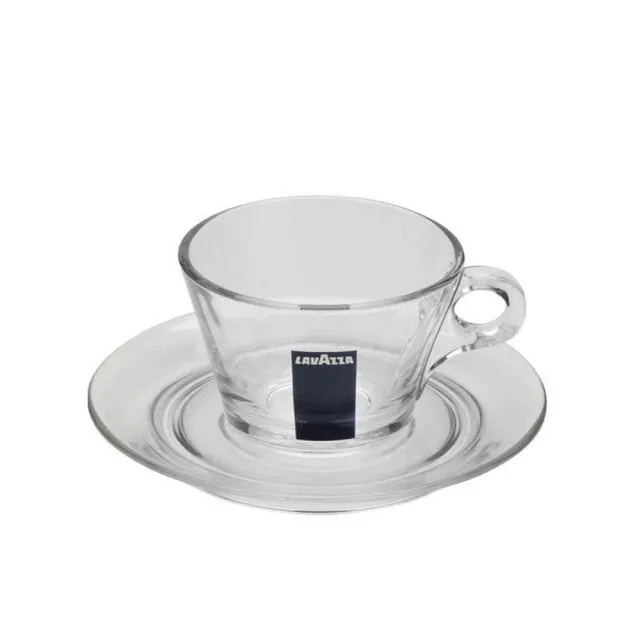 【LAVAZZA】Gran Espresso 咖啡豆 1000g(2入組送原廠咖啡杯盤組)