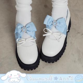 【Ann’S】Ann’S X Sanrio三麗鷗 大耳狗喜拿聯名 可拆蝴蝶結瑪莉珍樂福鞋4.5cm(白)