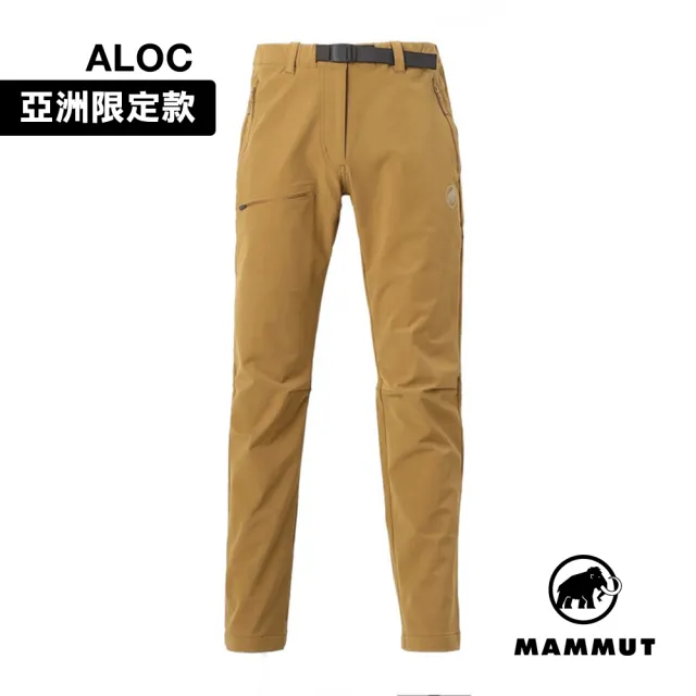 【Mammut 長毛象】Yadkin 2.0 SO Pants AF W 日系彈性防潑水登山長褲 黏土棕 女款 #1021-01220
