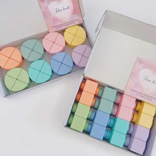 【Bellebaby】車輪 16顆入(STEAM教具/益智玩具/磁力片/磁吸積木)