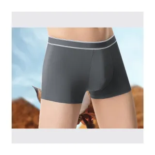 【HanVo】石墨稀透氣純棉質感內褲(內褲 機能石墨稀內褲 吸濕排汗 男四角褲 男內著 男生純棉內著 B05-5063)