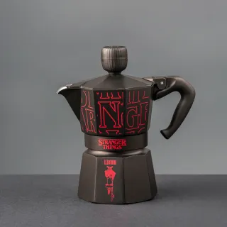 【Bialetti 比亞樂堤】Stranger Things怪奇物語-音樂摩卡壺-3杯份(煮沸時主題曲響起)