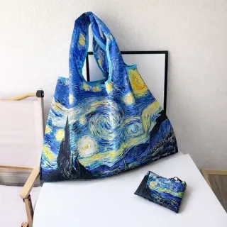 【FIFIOO 杏屋家居】超質感厚實環保摺疊購物袋(大款/58x40x18公分)