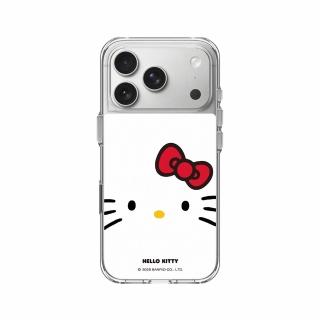 【RHINOSHIELD 犀牛盾】iPhone 17/Air/Pro/Max Clear 抗黃化透明防摔手機殼/大臉Hello Kitty(Hello Kitty)