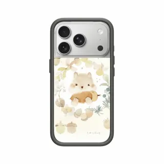 【RHINOSHIELD 犀牛盾】iPhone 17/Air/Pro/Pro Max Mod NX 邊框背蓋兩用防摔手機殼/松果與小松鼠(涼丰)