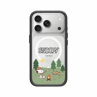 【RHINOSHIELD 犀牛盾】iPhone 17/Air/Pro/Max Mod NX 邊框背蓋防摔磁吸手機殼/露營趣(Snoopy 史努比)