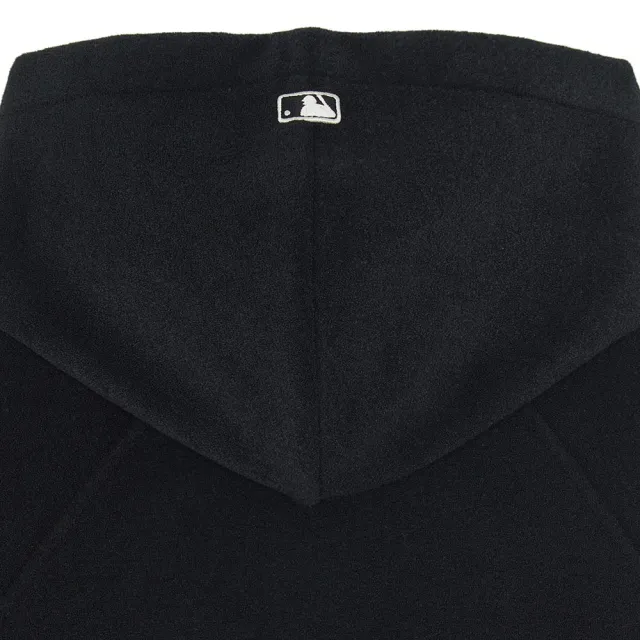 【MLB】女版短版連帽上衣 紐約洋基隊(3FHDB0556-50BKS)
