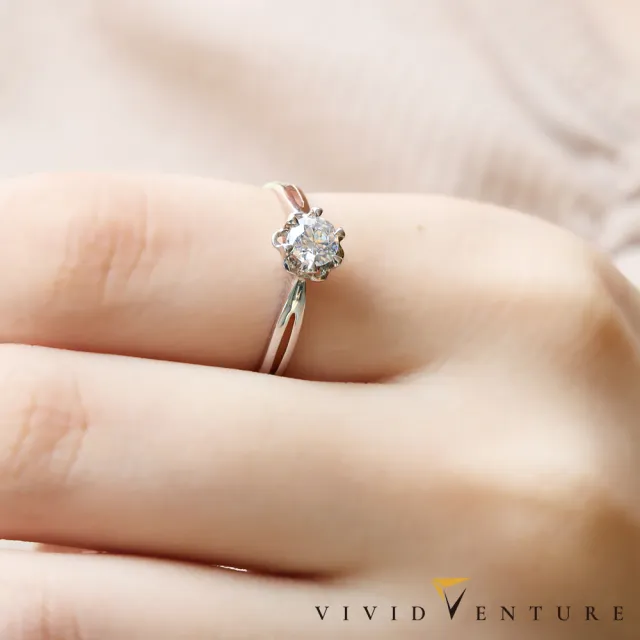 【Vividventure 亞帝芬奇】14K 天然鑽石 GIA 30分 FSI2 戒指+20分 鑽石 男戒 愛的依靠(對戒 結婚 套組)