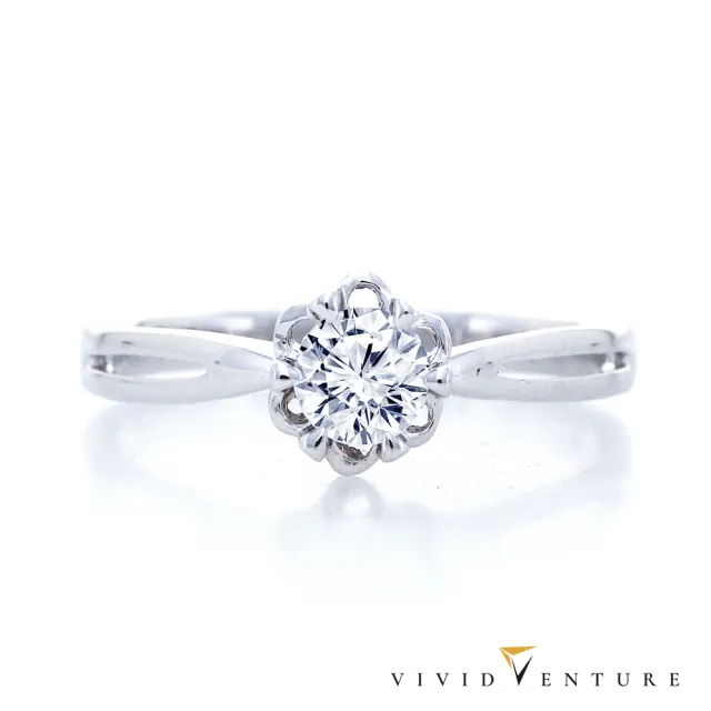 【Vividventure 亞帝芬奇】14K 天然鑽石 GIA 30分 FSI2 戒指+10分 鑽石 男戒 愛的永恆(對戒 結婚 套組)