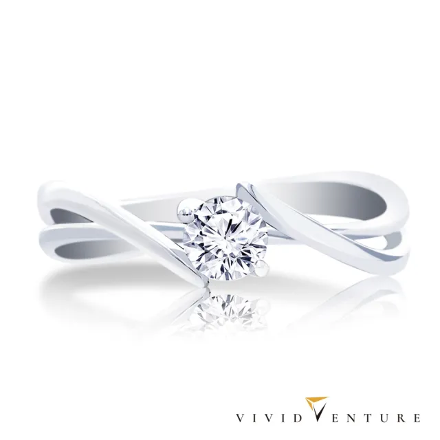 【Vividventure 亞帝芬奇】情侶對戒 14K 天然鑽石 GIA 30分 FSI2 戒指+20分 鑽石 男戒 永恆依靠求婚 結婚)
