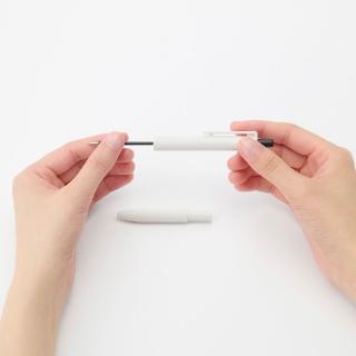 【MUJI 無印良品】滑順按壓油性原子筆芯(紅/黑/綠/藍)