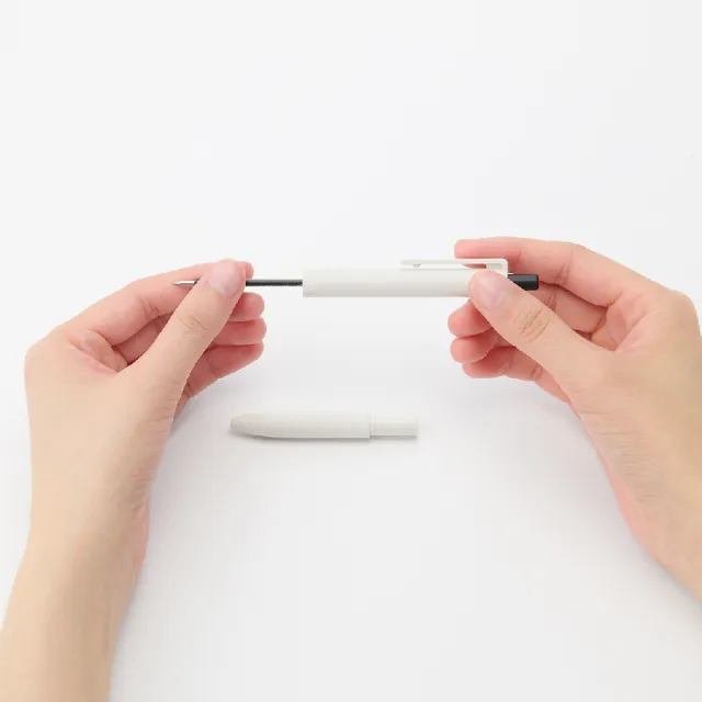 【MUJI 無印良品】滑順按壓油性原子筆芯(紅/黑/綠/藍)