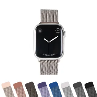 【General】Apple Watch 錶帶 S10/9/8/7/6/5/4/3/2/1/SE系列/Ultra系列 米蘭磁吸錶帶(手錶 錶帶)