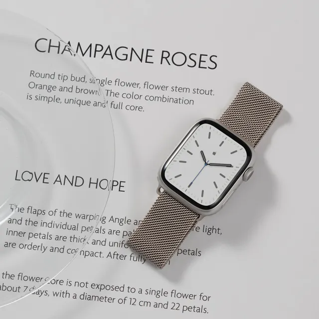 【General】Apple Watch 錶帶 S10/9/8/7/6/5/4/3/2/1/SE系列/Ultra系列 米蘭磁吸錶帶(手錶 錶帶)