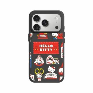【RHINOSHIELD 犀牛盾】iPhone 17/Air/Pro/Max SolidX 吸震緩衝防摔手機殼/Sticker-Hello Kitty生活小物