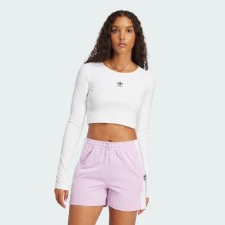 【adidas 愛迪達】ESSENTIALS 短版長袖上衣 女 - Originals JC9011