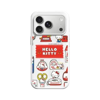 【RHINOSHIELD 犀牛盾】iPhone 17/Air/Pro/Max SolidX 防摔磁吸手機殼/Sticker-Hello Kitty生活小物