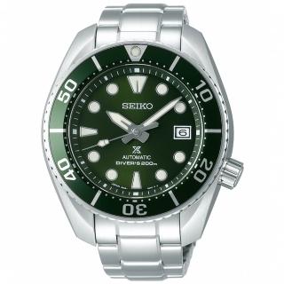 【SEIKO 精工】Prospex 綠水鬼相撲廣告款潛水機械錶-綠/45mm 送禮 禮物(SPB103J1/6R35-00A0G)