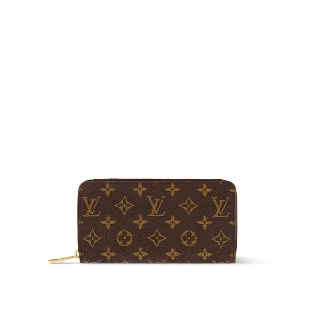 【Louis Vuitton 路易威登】ZIPPY 新版經典老花拉鍊長夾/手拿包 M42616(法國製 棕色內裡)