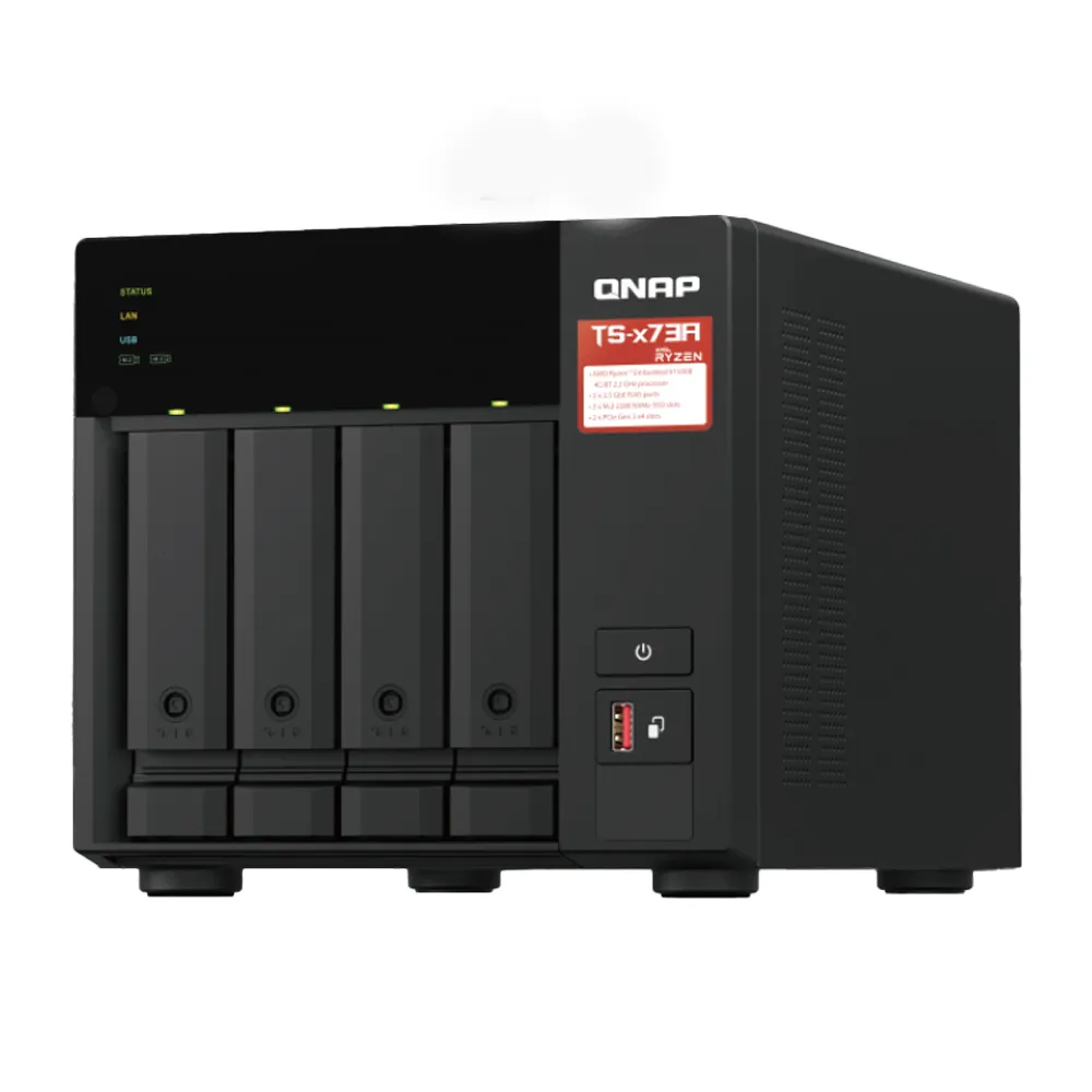 【QNAP 威聯通】搭希捷IronWolf Pro 20TBx2★TS-473A-8G 4Bay NAS 網路儲存伺服器
