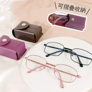 鋐明便攜高清抗藍光折疊放大眼鏡