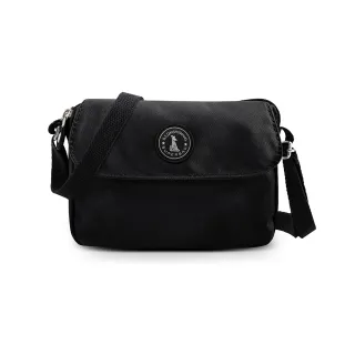 【冰山袋鼠】時光旅人 - 知性輕巧百搭斜背小包 - 黑色(B171K)