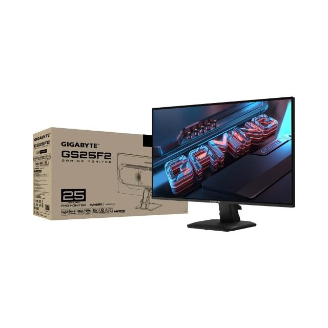 2入組★【GIGABYTE 技嘉】GS25F2 25型 FHD平面電競螢幕(200Hz/1ms/IPS)