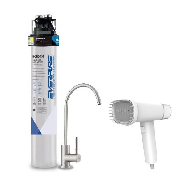 【EVERPURE 愛惠浦】櫥下型 PURVIVE-H300NXT生飲淨水器(升級不鏽鋼龍頭)