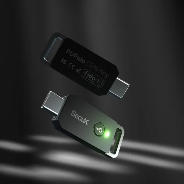 SecuX PUFido Clife Key 硬體安全金鑰 Fido Key (保護帳號密碼的安全)