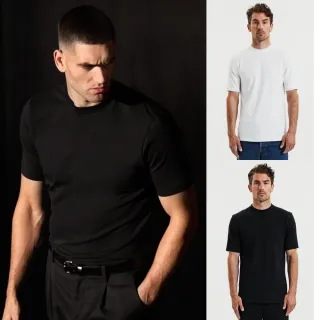 【Bread & Boxers】Crew Neck 經典升級圓領 Pro T 白/黑