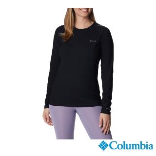 【Columbia 哥倫比亞】女款-極暖快排內著長袖上衣-Omni-Heat Infinity™-黑色(UAL24840BK/JF)