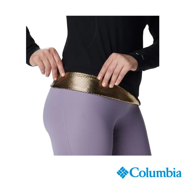 【Columbia 哥倫比亞】女款-極暖快排內著長袖上衣-Omni-Heat Infinity™-黑色(UAL24840BK/JF)