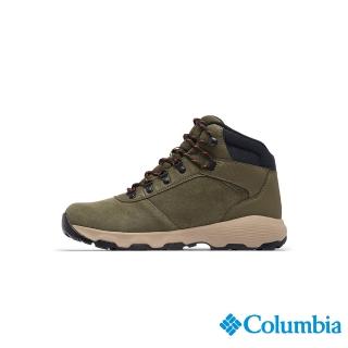 【Columbia 哥倫比亞】男款-防水高筒健行鞋-寬楦-NEWTON WANDER™-軍綠(UBI57180AG/JF)