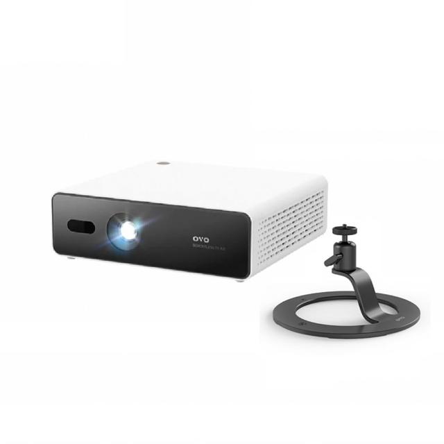【OVO】1080P 百吋無框電視Air 智慧投影機 小腳架SD03(K2-A 2000流明/自動對焦/支援側投)