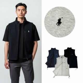 【RALPH LAUREN】Ralph Lauren 棉質背心polo 刺繡Logo 修身 秋天背心 透氣 網布(1540)