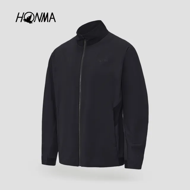 【HONMA 本間高爾夫】男士針織彈力外套 2025秋冬新款 日本高爾夫專業品牌(L~XXL 棕/黑色 任選HMLQ302R541)