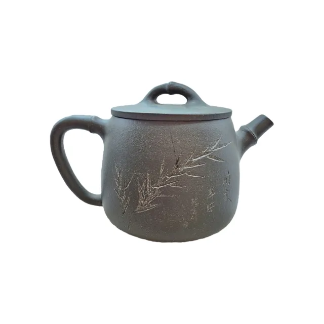 【藏古祥館】紫砂黑泥壺 RYA20(泡茶壺 宗教開運)