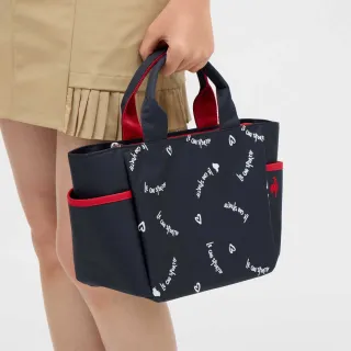 【LE COQ SPORTIF 公雞】高爾夫系列.女款深藍色時尚耐用高爾夫女性多功能包衣物袋 QLW0J544